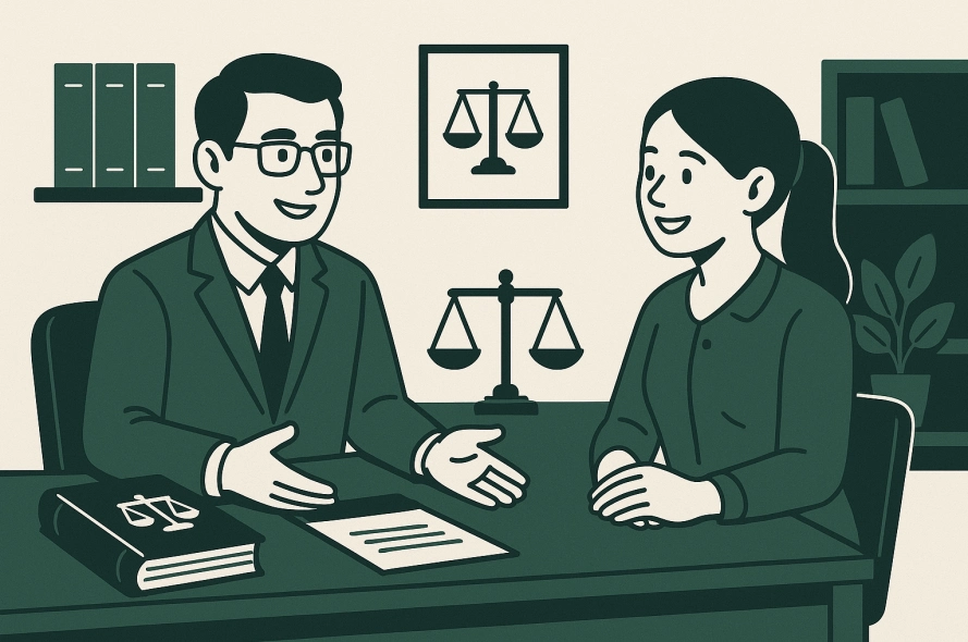 Contact #OurChildren Legal Services illustration